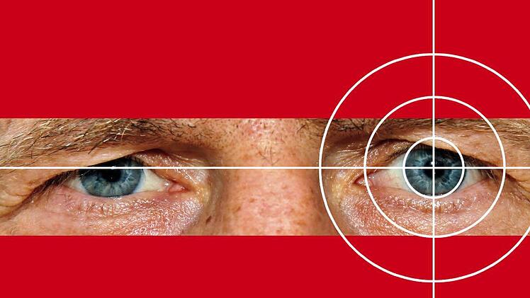 Der "Tatort" wird fränkisch - diese Augen sind es schon: Sie gehören dem Bamberger Ersten Kriminalhauptkommissar Stephan Christa. Foto: Matthias Hoch