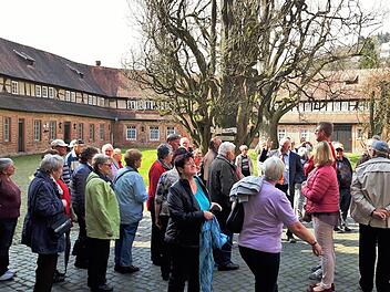 Der VdK-Ortsverband Hammelburg/Elfershausen bei seinem Ausflug nach Hessen. Foto: Georg Väth