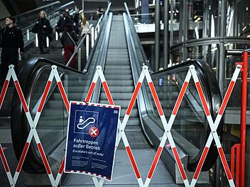 Rolltreppen am Hauptbahnhof