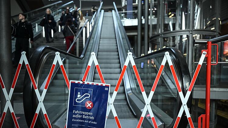 Rolltreppen am Hauptbahnhof