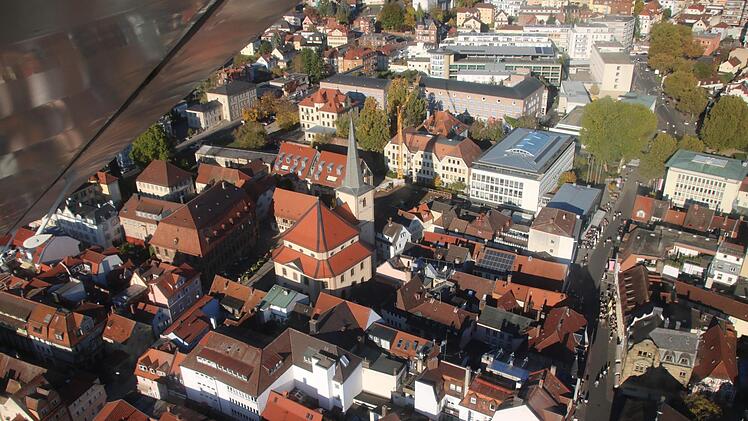 Das Landratsamt aus der Luft. Foto: Ralf Ruppert