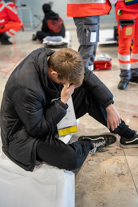 Großübung am Nürnberger Flughafen