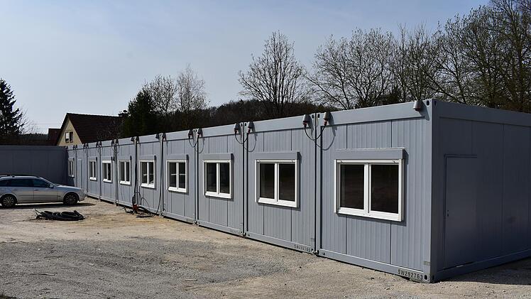 Die  Containeranlage wird  das Ausweichquartier für die Schüler in Hiltpoltstein. Foto: Petra Malbrich
