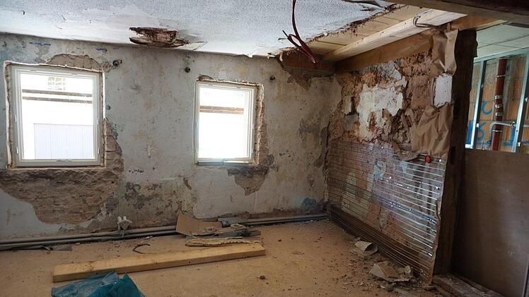 Im Inneren der Braunsmühle wird derzeit eifrig am Innenausbau gearbeitet. Foto: Marion Eckert