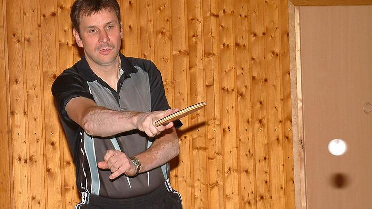 Der Haiger Bernd Heim hat seine beiden Einzel gewonnen.