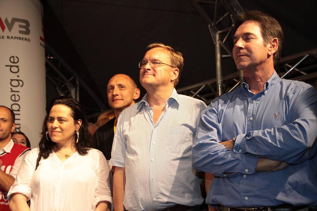 Meisterfeier Brose Baskets Bamberg Maxplatz