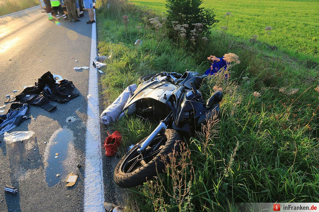 Kreis Forchheim: Junger Biker schwer verletzt