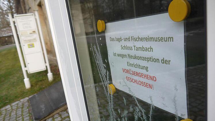 Noch bis 2019 läuft der Mietvertrag für die Räume des Jagd- und Fischereimuseums Tambach. So lange kostet die Einrichtung den Landkreis Geld, obwohl sie Besuchern nicht mehr offen steht.