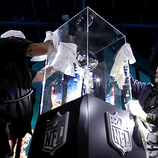 Die Super Bowl Trophäe