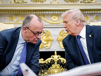 US-Pr&auml;sident Trump und Bundeskanzler Merz