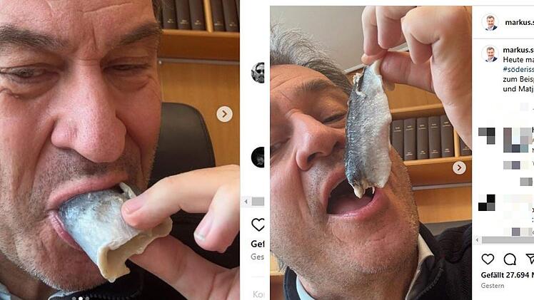 "Eklig": Söder sorgt mit Bildern für Würgereiz