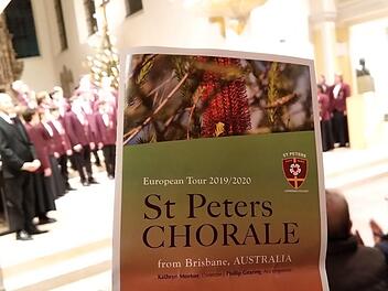 der St. Peters Chorale aus Brisbane gastierte im Rahmen seiner dreiwöchigen Europa-Tournee am Samstag in der Coburger Morizkirche.Foto: Jochen Berger