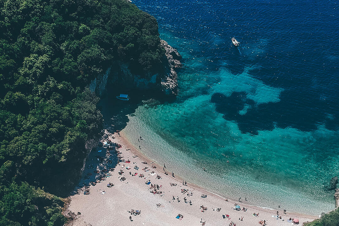 Urlaub in Griechenland - Rovina Beach auf Korfu
