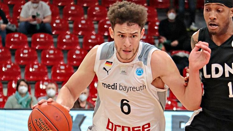 Kevin Wohlrath trug bereits in der Saison 2021/22 das Bayreuther Trikot.Thorsten Ochs