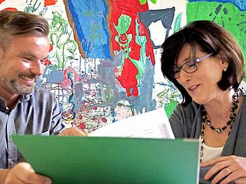 Mathias Schmitt und Gudrun Jersch-Bittermann haben ein Konzept für eine Montessori-FOS erarbeitet. Foto: Marco Meißner