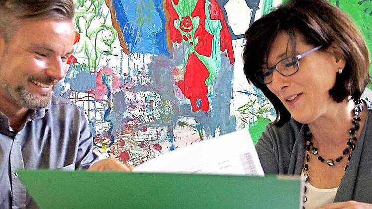 Mathias Schmitt und Gudrun Jersch-Bittermann haben ein Konzept für eine Montessori-FOS erarbeitet. Foto: Marco Meißner