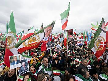 Demonstration gegen Irans F&uuml;hrung