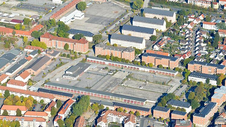 Lagardekaserne aus der Luft