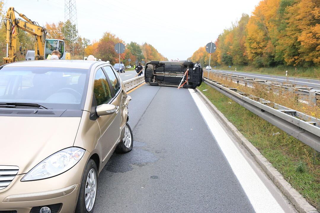 Unfall auf A73 bei Bad Sttaffelstein