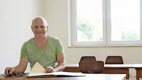 Bernhard Gößmann-Schmitt gehört zu einem der ersten Jahrgänge, die im Neubau in Ramsthal lernten. Foto: Arkadius Guzy