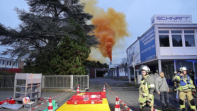 Warnung: Gaswolke über Aschaffenburg