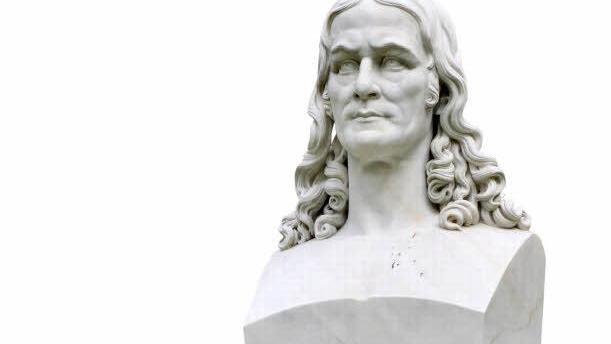 Dieses Denkmal im Coburger Stadtteil Neueses erinnert an den Dichter und Orientalisten Friedrich Rückert. Foto: Archiv/Jochen Berger