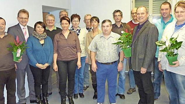 Eine komplett neue Führungsmannschaft wählten die Mitglieder des Obst- und Gartenbauvereins Au. Foto: privat