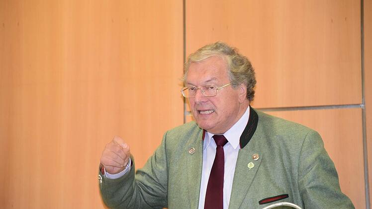 Professor Hubert Weiger bei seiner Ansprache Foto: Gabi Arnold