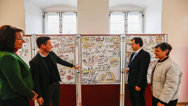 Ausstellung Denkwerkstatt im Rathaus. Foto: Matthias Hoch
