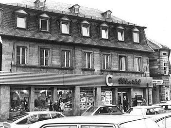 Auf dem Kronacher Marienplatz konnten Kunden im "C Markt" einkaufen. Foto: Stadtarchiv Kronach