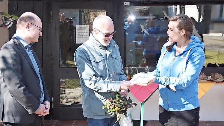30 Jahre an der Spitze des LBV (von links): Norbert Schäffer, Frank Reißenweber und Cordelia Hiller
