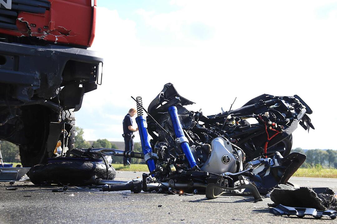 Motorradfahrer stirbt bei schwerem Unfall bei Bad Rodach