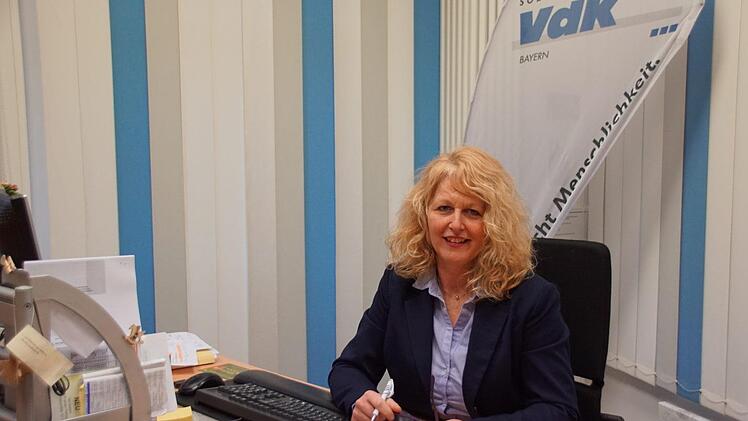 Andrea Stühler-Holzheimer ist die neue Kreisgeschäftsführerin des VdK Haßberge.  Sabine Weinbeer