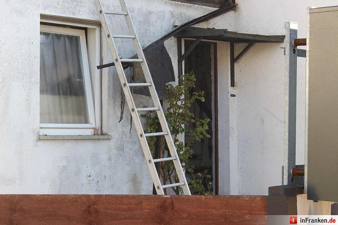 Dachstuhlbrand in Röthenbach an der Pegnitz