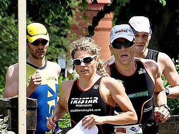 Die Laufstrecke beim Kapuziner-Alkoholfrei-Triathlon f&uuml;hrt auch in diesem Jahr wieder durch die Kulmbacher Altstadt. Foto: Karl Heinz Weber