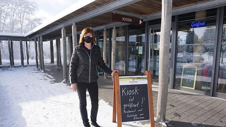Silvana Fischer hat auch im Winter geöffnet, wenn das Wetter gut ist und mit vielen Touristen zu rechnen ist.