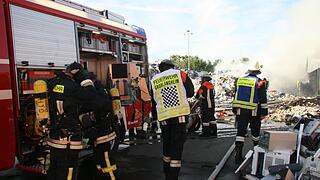 Feuer in der Sortiernlage Feuer in der Sortiernlage