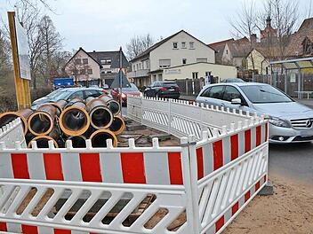 Noch ist Winterpause, doch schon am kommenden Montag sollen die Bauarbeiten an der Sch&uuml;tt weitergehen.  Foto: Bernhard Panzer