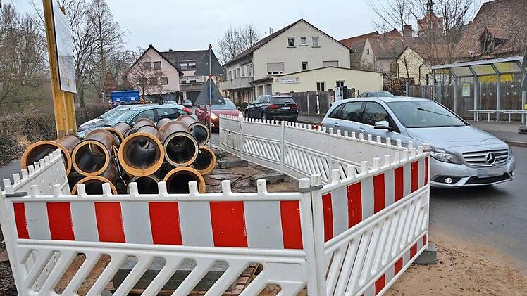 Noch ist Winterpause, doch schon am kommenden Montag sollen die Bauarbeiten an der Sch&uuml;tt weitergehen.  Foto: Bernhard Panzer