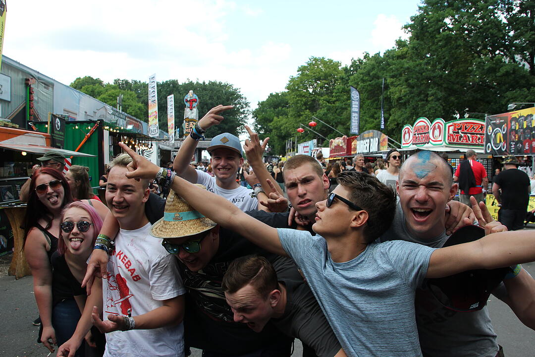 Stimmung! Bei Rock im Park kein Problem!