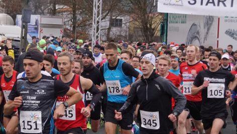 564 Teilnehmer ließen in der Adam-Riese-Stadt das Jahr 2018 sportlich ausklingen. Foto: Mario Deller