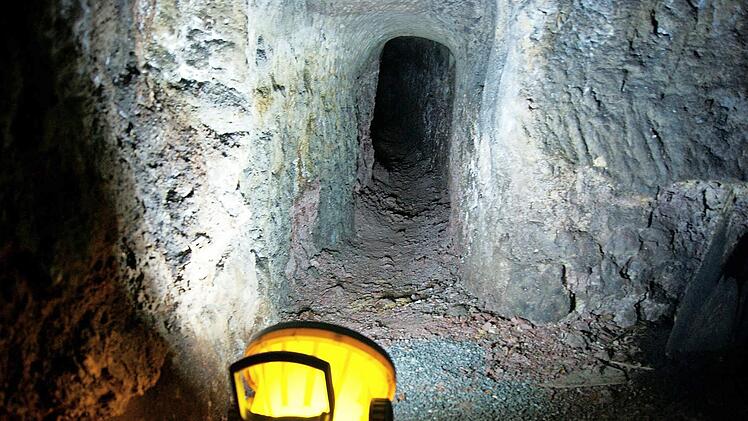 Auch mit Fluchtgängen waren die meisten Keller unter dem Burgkunstadter Marktplatz versehen.