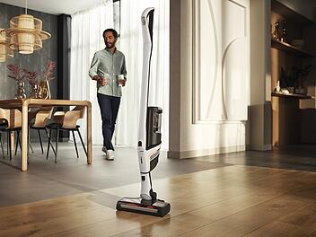 Das ist der Testsieger bei den Akkustaubsaugern: Miele Triflex HX2 CarCare.