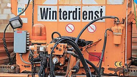 Für den Winterdienst war es ein arbeitsreiches Wochenende. Fotos: kdm