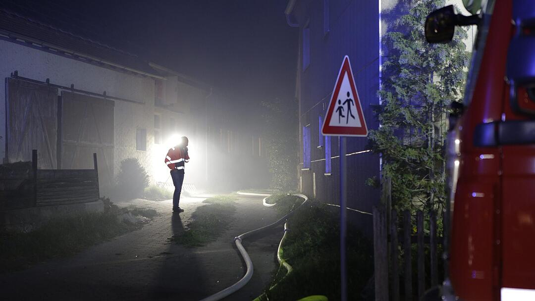Scheunenbrand in Indernbuch