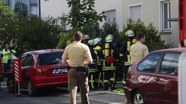 Ein kleiner Brand in einem Keller in der Adam-Krafft-Straße in Bamberg hat am Donnerstag einen Polizei- und Feuerwehreinsatz ausgelöst. Foto: News5 / Herse