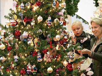 In der Kulmbacher Innenstadt sind bereits zwei Weihnachtsbäume gestohlen worden.  Symbolbild: Rainer Jensen/dpa