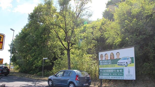 Fr&uuml;her warb der Marlboro-Mann auf Plakatw&auml;nden f&uuml;r Zigaretten, heute sucht das Juliusspital auf diesem Weg Pflegekr&auml;fte.Heike Beudert