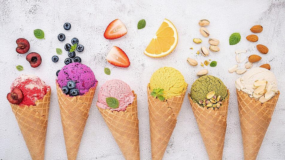 Mit den Grundzutaten Sahne & Kondensmilch kannst du die leckersten Eiskreationen zaubern.