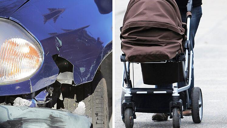 Autofahrer (84) erfasst Frau mit Kinderwagen
